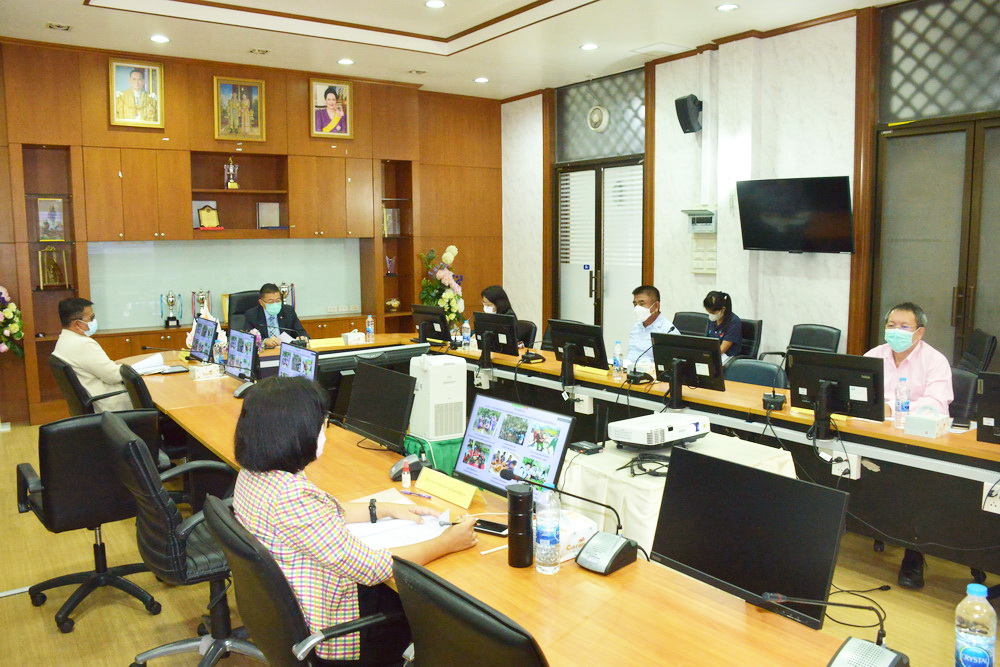 title - ส.ป.ก.ประชุมคณะดำเนินงานโครงการอนุรักษ์พันธุกรรมพืชอันเนื่องมาจากพระราชดำริ สมเด็จพระเทพรัตนราชสุดาฯสยามบรมราชกุมารี สำนักงานการปฏิรูปที่ดินเพื่อเกษตรกรรม ครั้งที่1/2565